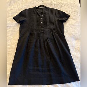 Quince 100% European Linen Short Sleeve Swing Dress Size Medium
